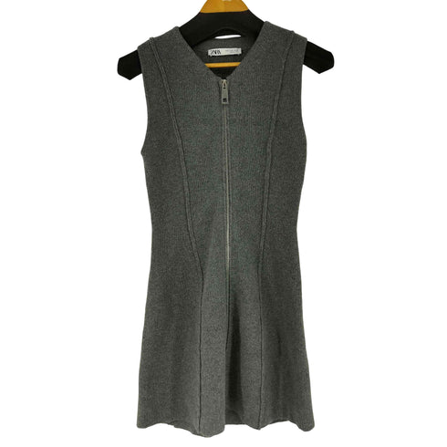 ザラ ZARA ノースリーブ ミニワンピース レディース import:M