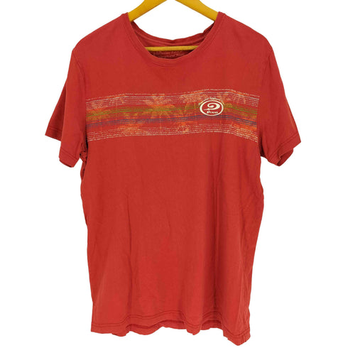 ピコ PIKO ロゴ グラフィック プリント クルーネック S/S コットン Tシャツ Y2K メンズ import:XL