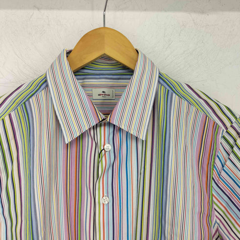 エトロ ETRO マルチストライプドレスシャツ メンズ 41