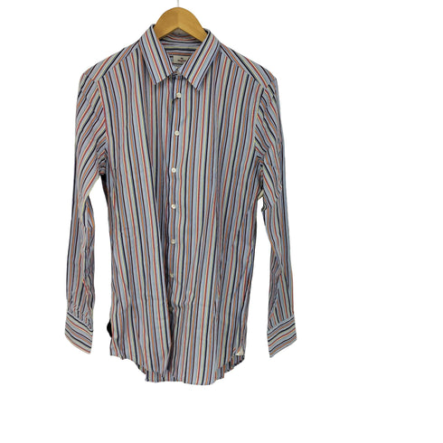エトロ ETRO マルチストライプドレスシャツ メンズ 41