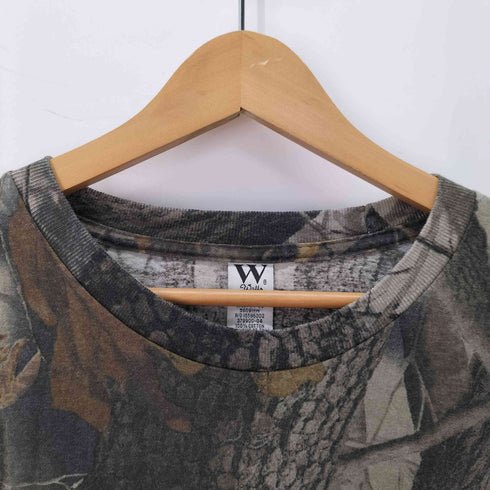 WALLO リアルツリー ポケット ロングTシャツ メンズ import:S
