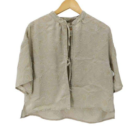 ユナイテッドアローズグリーンレーベルリラクシング UNITED ARROWS green label relaxing メッシュ ジャガード シャツ レディース