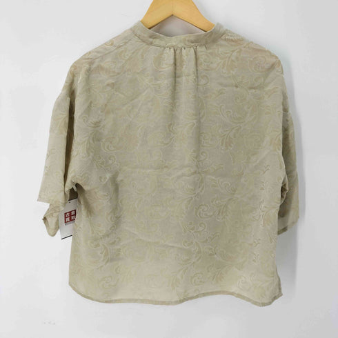 ユナイテッドアローズグリーンレーベルリラクシング UNITED ARROWS green label relaxing メッシュ ジャガード シャツ レディース