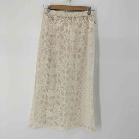 ユナイテッドアローズグリーンレーベルリラクシング UNITED ARROWS green label relaxing レース レイヤード スカート レディース