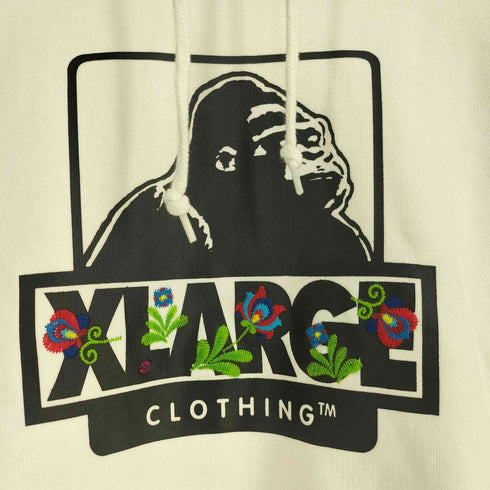 エクストララージ XLARGE FLOWER OG PULLOVER HOODED SWEAT メンズ JPN:L
