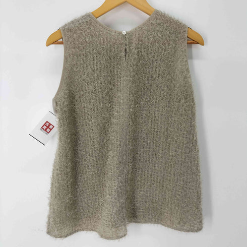 ユナイテッドアローズグリーンレーベルリラクシング UNITED ARROWS green label relaxing フリンジ ジャカード ノースリーブ プルオーバー レディース
