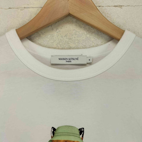 メゾンキツネ MAISON KITSUNE ドレスド フォックス Tシャツ レディース import:M