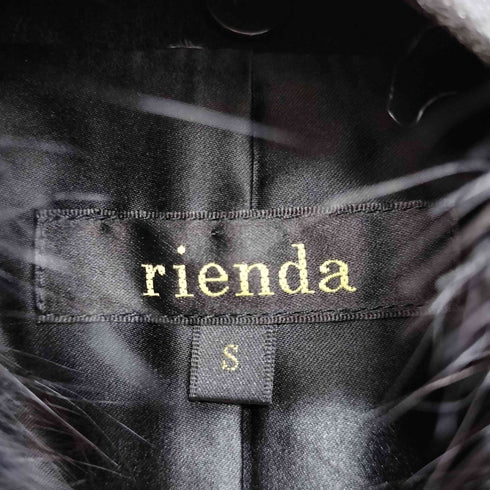 リエンダ rienda フォックスファー ウールコート レディース JPN:S