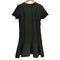 BIRTHDAY BASH 素材切替 クロップド S/S ワンピース レディース