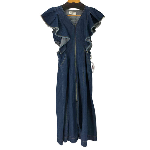 リリーブラウン Lily Brown フロントファスナーフリルワンピース レディース ONE SIZE