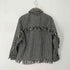 ザラ ZARA ツイードチェック シャツジャケット レディース import:S