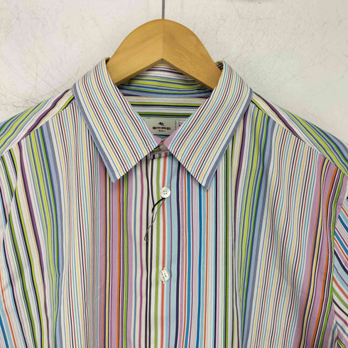 エトロ ETRO マルチストライプドレスシャツ メンズ 41