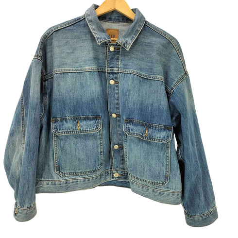 ギャップ Gap 21AW デニム トラッカー ジャケット メンズ import:L