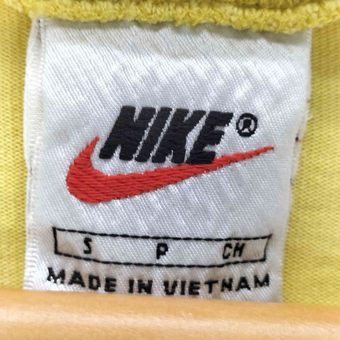 ナイキ NIKE 90-00S 白タグ ワンポイント スウッシュ 刺繍 クルーネック ポケ付き S/S Tシャツ メンズ import:S