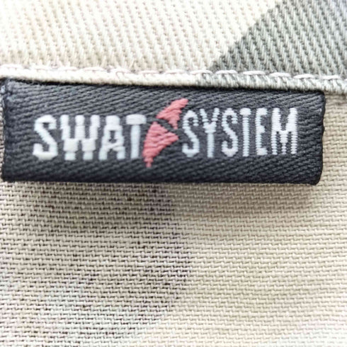 SWAT SYSTEM マルチポケット カモ 迷彩 シャツ ジャケット メンズ