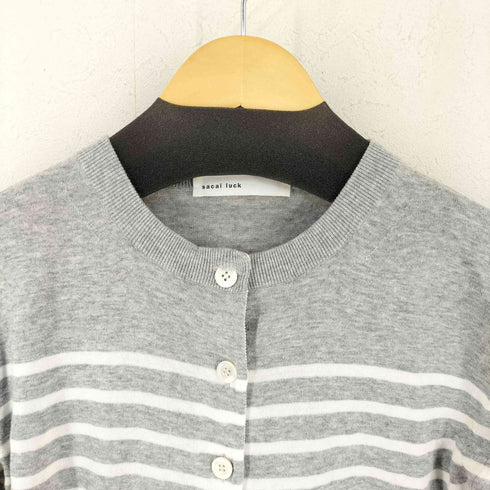 サカイラック sacai luck レース切替 カーディガン レディース JPN:2