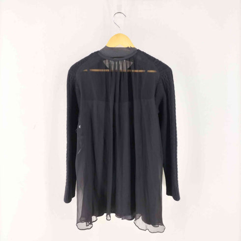 サカイラック sacai luck バックシースルー 切替 ニット レディース JPN:2