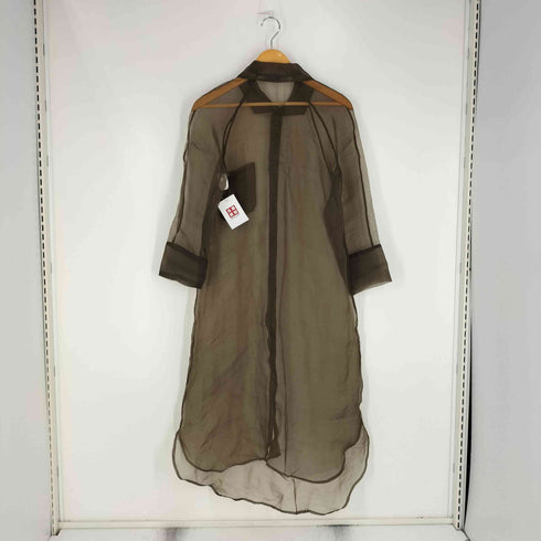ザラ ZARA シアー シャツワンピース レディース import:XS