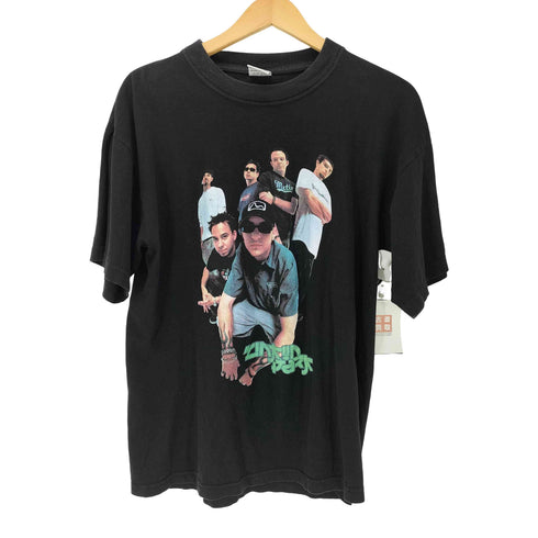 CITYWALKER 90-00S バンドプリント S/S クルーネック Tシャツ メンズ import:L
