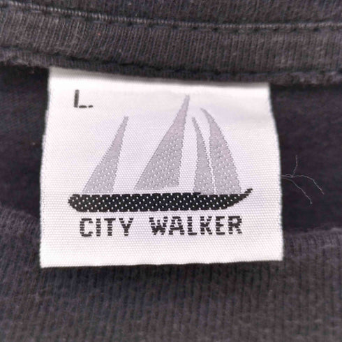 CITYWALKER 90-00S バンドプリント S/S クルーネック Tシャツ メンズ import:L