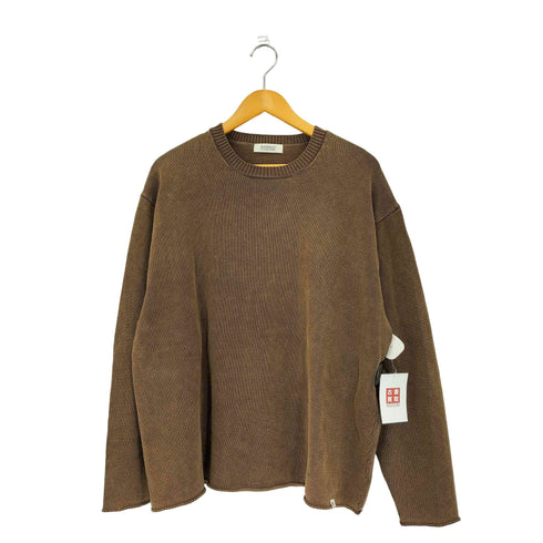 ラディアル RADIALL LUDWIG CREW NECK SWEATER L/S ストーンウォッシュ加工 クルーネック コットンニットセーター メンズ