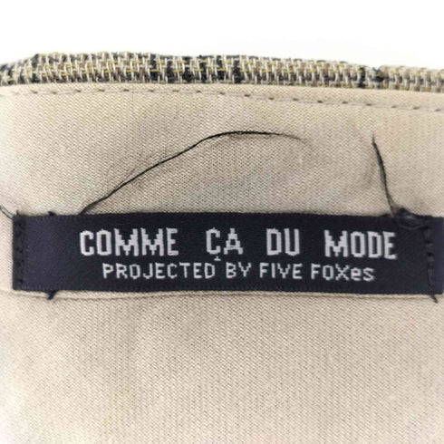 コムサデモード COMME CA DU MODE 90-00S 2タック チェック スラックス メンズ