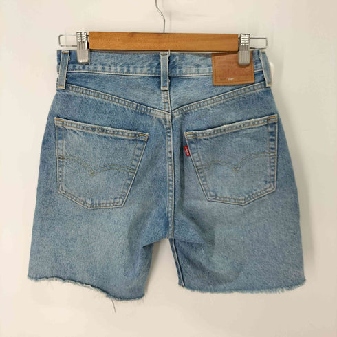 リーバイス Levis 501 90S カットオフショートパンツ ミディアムインディゴ PATTERN パッチワーク デニムショーツ レディース 24