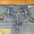 リーバイス Levis 501 90S カットオフショートパンツ ミディアムインディゴ PATTERN パッチワーク デニムショーツ レディース 24