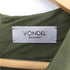 フォンデル VONDEL ギャザー Vネック ブラウス レディース