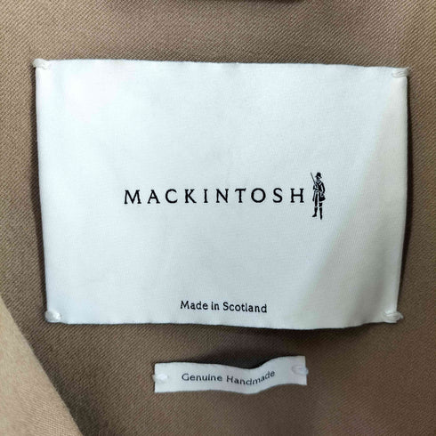 マッキントッシュ Mackintosh 英国製 ウール フーデッド ゴム引きコート レディース 34