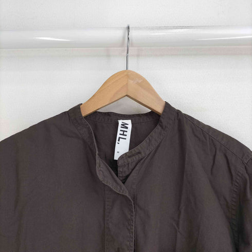 エムエイチエル MHL. 19SS バンドカラー L/S シャツ レディース JPN:2