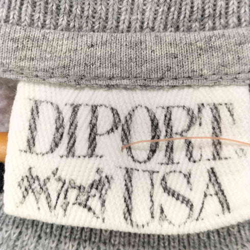 DIPORT 90S カレッジロゴ 刺繍 プルオーバー スウェット メンズ import:L