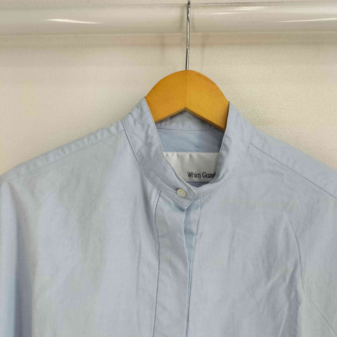 ウィムガゼット Whim Gazette 比翼 スタンドカラー ヘンリーネック L/S シャツ レディース FREE