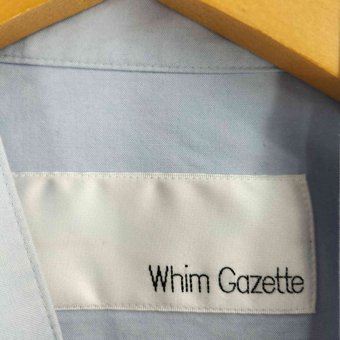 ウィムガゼット Whim Gazette 比翼 スタンドカラー ヘンリーネック L/S シャツ レディース FREE