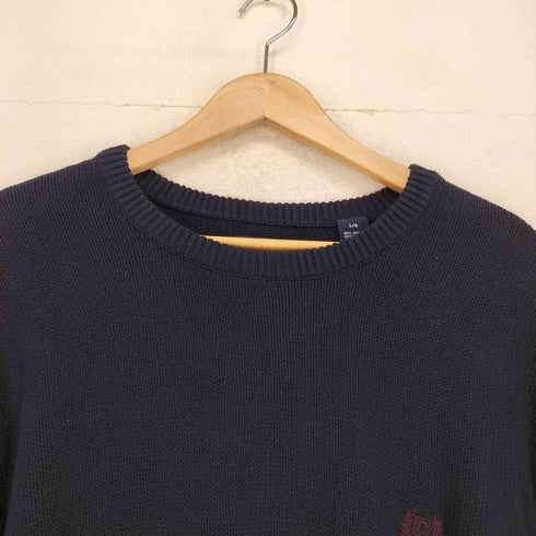 チャップス CHAPS ワンポイント刺繍クルーネックニット メンズ L