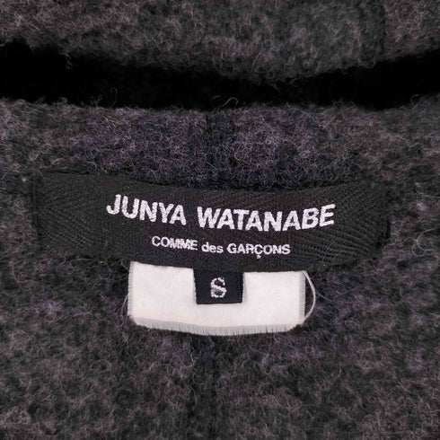 ジュンヤワタナベコムデギャルソン JUNYA WATANABE COMME des GARCONS ウールナイロン ダブルフェイス フーデッド ジャケット レディース JPN:S