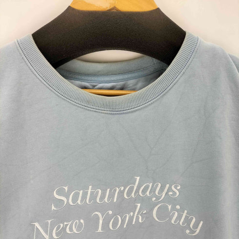 サタデーズニューヨークシティ Saturdays NYC ロゴ刺繍スウェットプルオーバー メンズ JPN:L