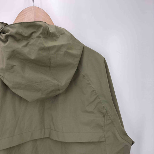 フィールドコア FieldCore 防水ジップ ダブルジップ 高撥水 フーデッド ロング レインコート レディース LL