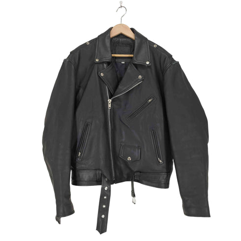 american ndstalgia キルティングライナー ダブルレザージャケット メンズ XXXXL