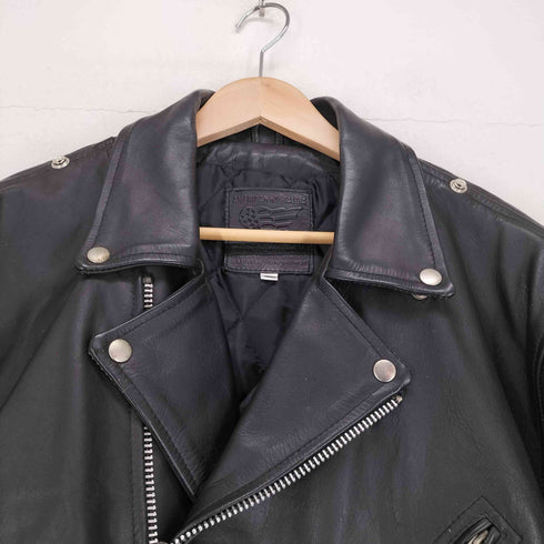 american ndstalgia キルティングライナー ダブルレザージャケット メンズ XXXXL