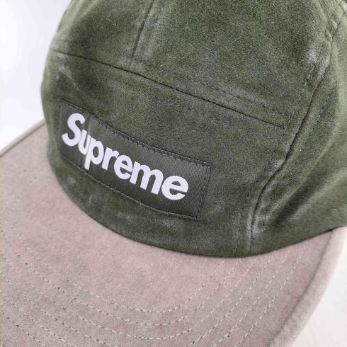 シュプリーム Supreme 25AW 2-TONE MOLESKIN CAMP CAP メンズ FREE