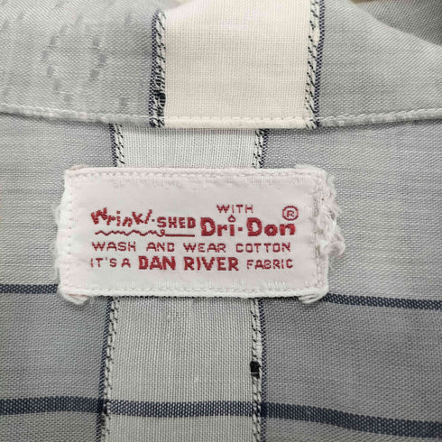 WRINKLE-SHED DRI-DON 50s~60s 花柄刺繍 オープンカラーL/S シャツ メンズ
