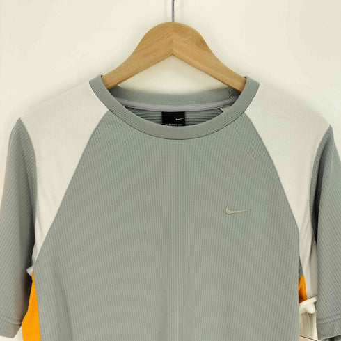 ナイキ NIKE 00S スウッシュ ロゴ刺繍 テック S/S Tシャツ メンズ import:L