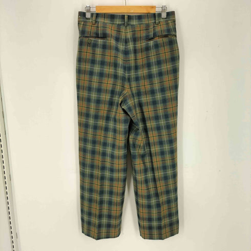 バレンシアガ BALENCIAGA 90s ウールチェックスラックス メンズ 82