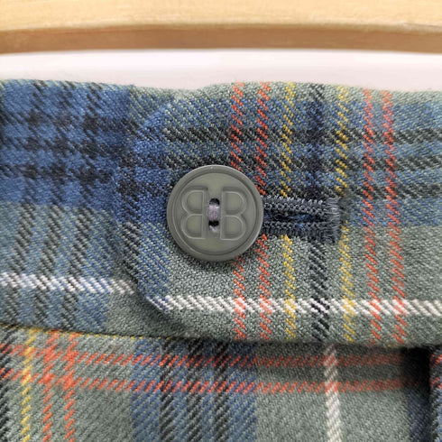 バレンシアガ BALENCIAGA 90s ウールチェックスラックス メンズ 82