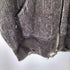 24AW ANDER MOHAIR ZIP HOODIE モヘヤ ナイロン アクリル ミックスファブリック ダブルジップ ニット パーカー メンズ