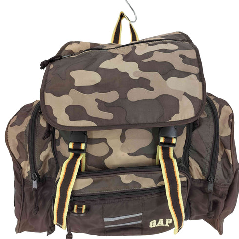 ギャップ Gap 迷彩 カモ柄 マルチポケット バッグパック リュックサック メンズ