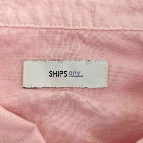 シップスエニィ SHIPS any コットン レギュラーカラー 刺繍 シャツ レディース FREE