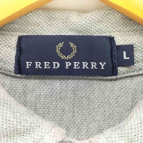 フレッドペリー FRED PERRY ワンポイント 刺繍 ポケット 鹿の子 ポロシャツ メンズ import:L