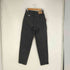 ZENA JEANS ハート穴あき テーパード ブラックデニム レディース 6 MISSY